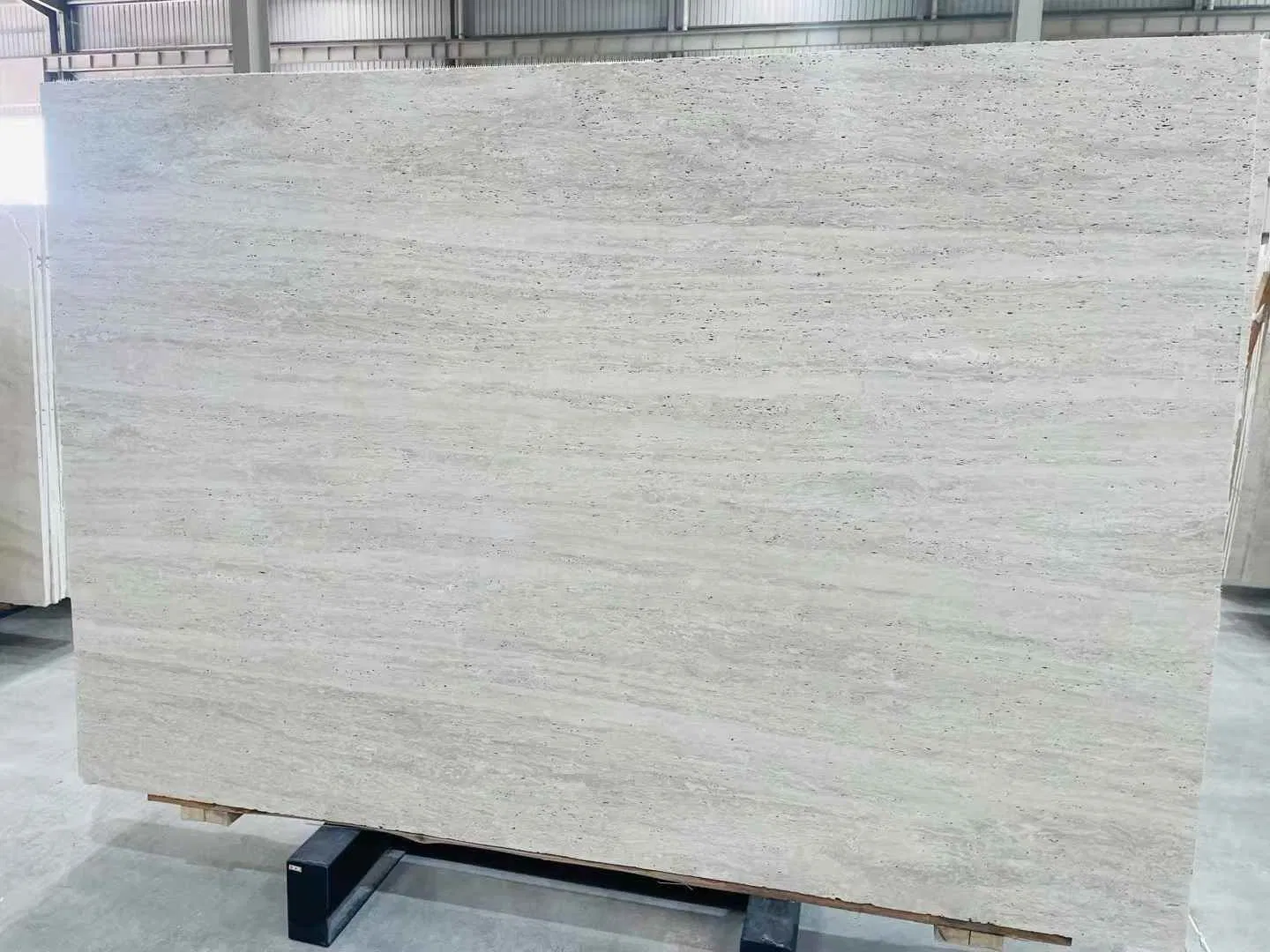 Natural Stone Italy White Travertine Decoration Material for Wall Cladding