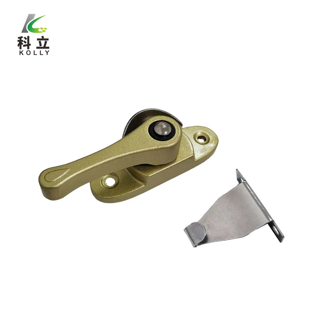 Premium Golden Crescent Moon Lock for Push-Pull Windows