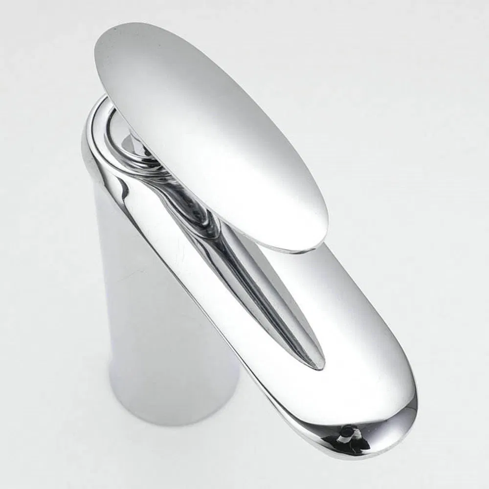 Modern Single-Hole Single-Handle Sink Faucet, Bathroom Washbasin Faucet