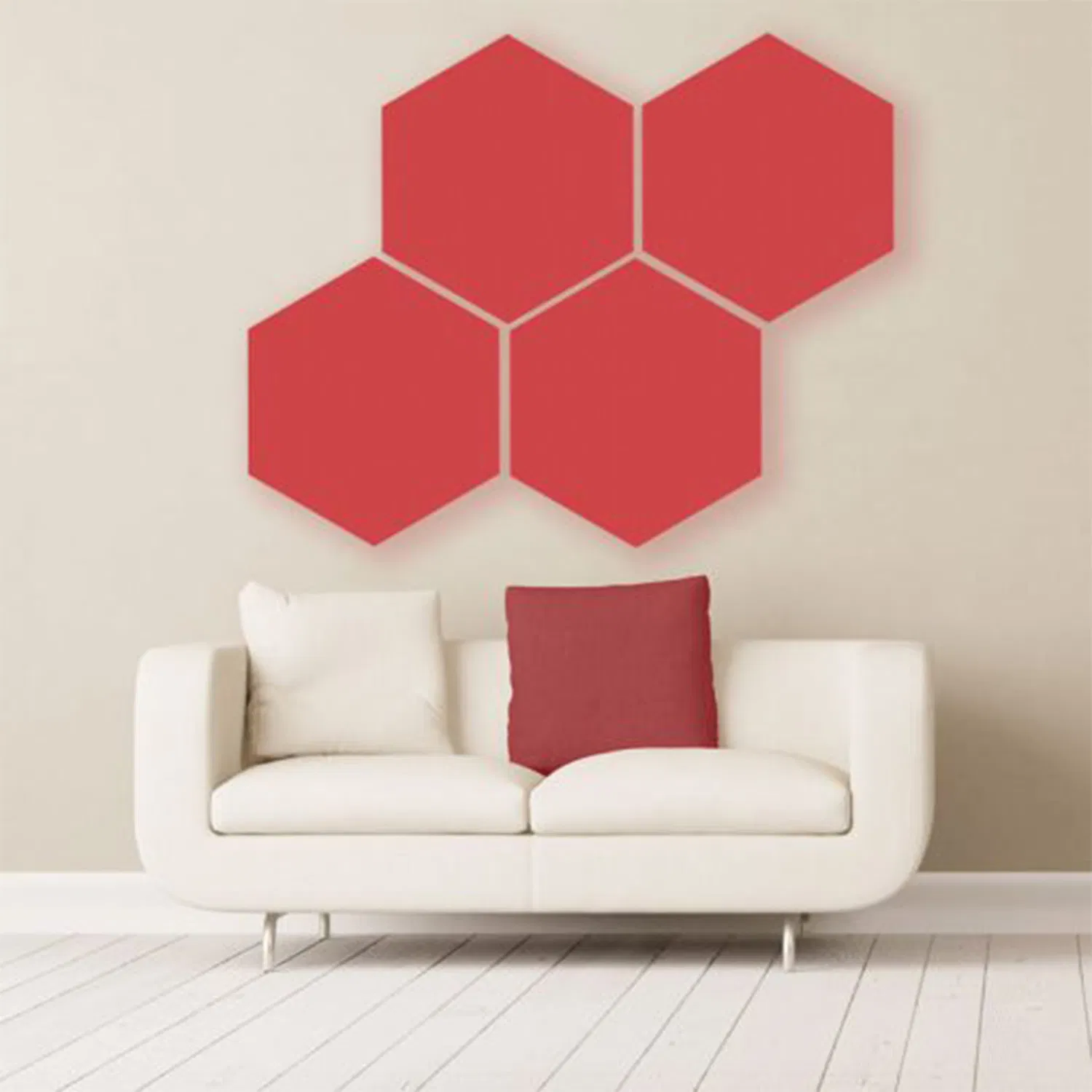 Wholesale New Style Sound Absorbing Foam Decorative Hexagon Soundproof Acoustic Absorption Panel