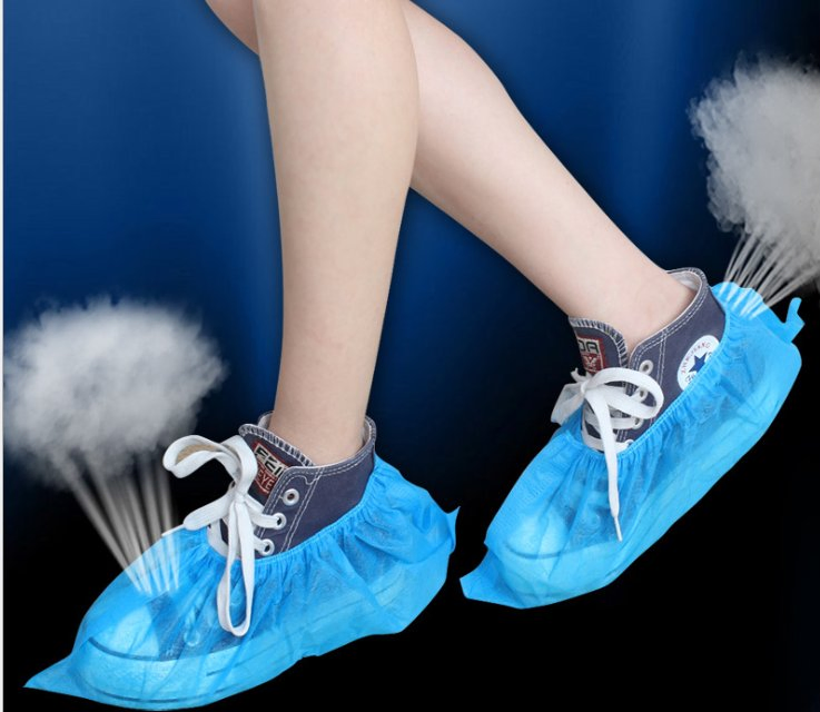 Factory Supply Disposable Shoe Cover Non Woven Shoe Covers PP Anti-Skid Shoe Cover