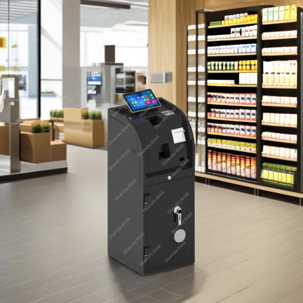 High Speed Cash Deposit Machine Cash Acceptor ATM Machine Smart Cash Management Teller Machine for Retail Back Office