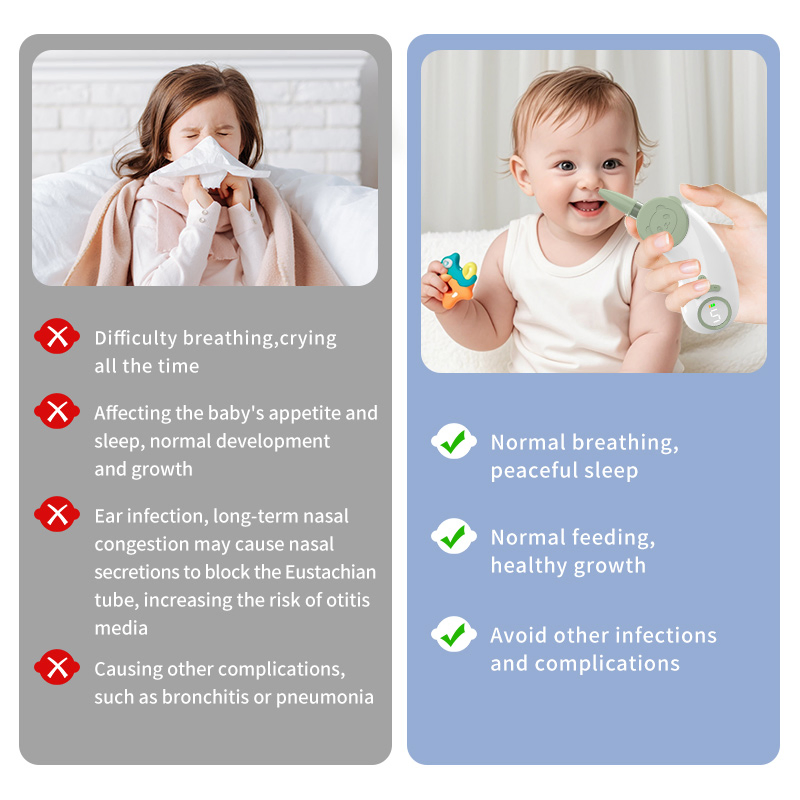 2026 New Pattern Baby Electric Nasal Aspirator Manufacturers of Baby Nasal Aspirator