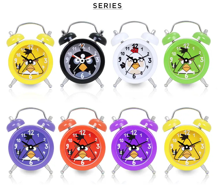 New Design Grape Purple Cartoon Cute Small Alarm Clock