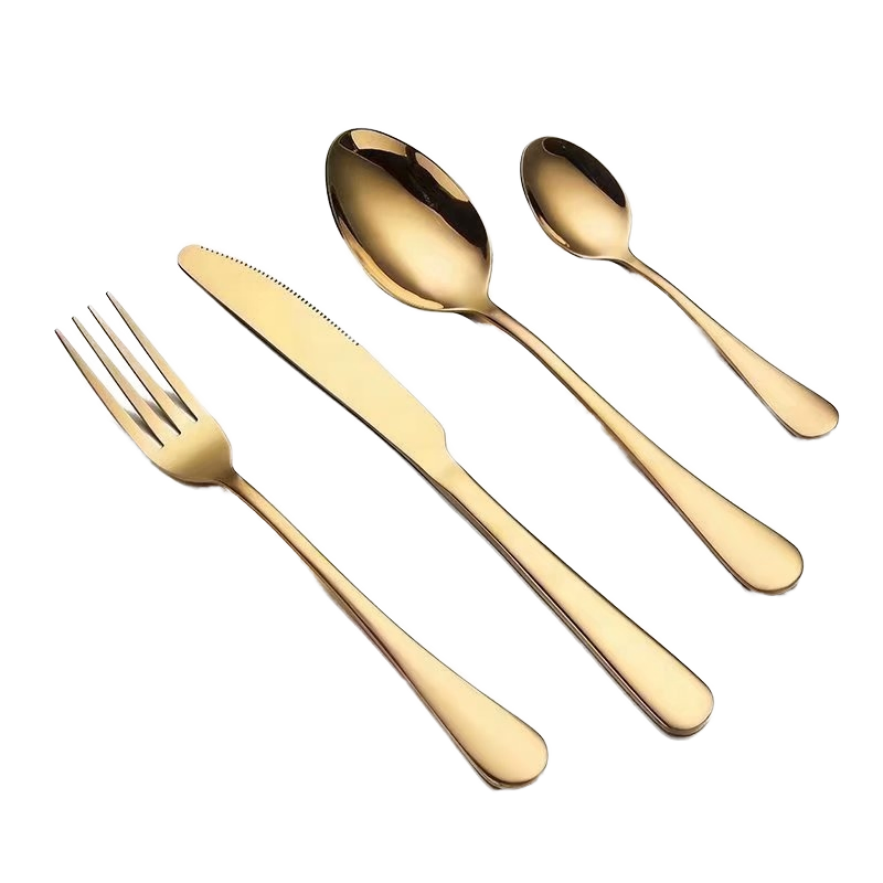 Wholesale Stainless Steel Tableware Folk and Knife Set Restaurant