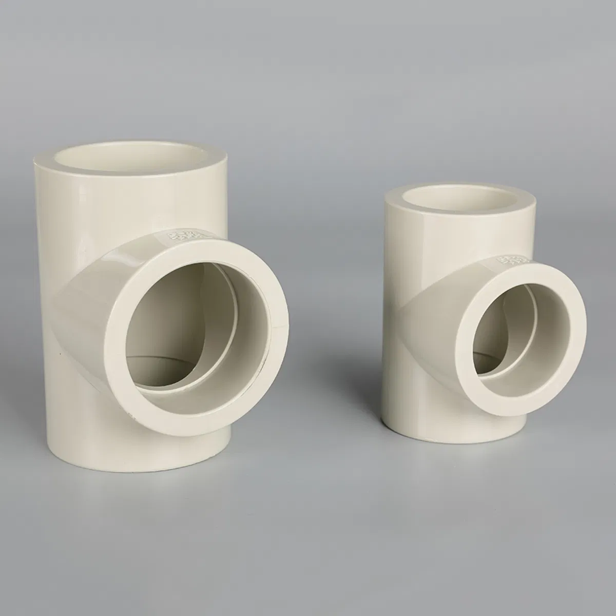 Customizable Pph Tee Pipe Fittings Plastic Welding Imported Raw Materials