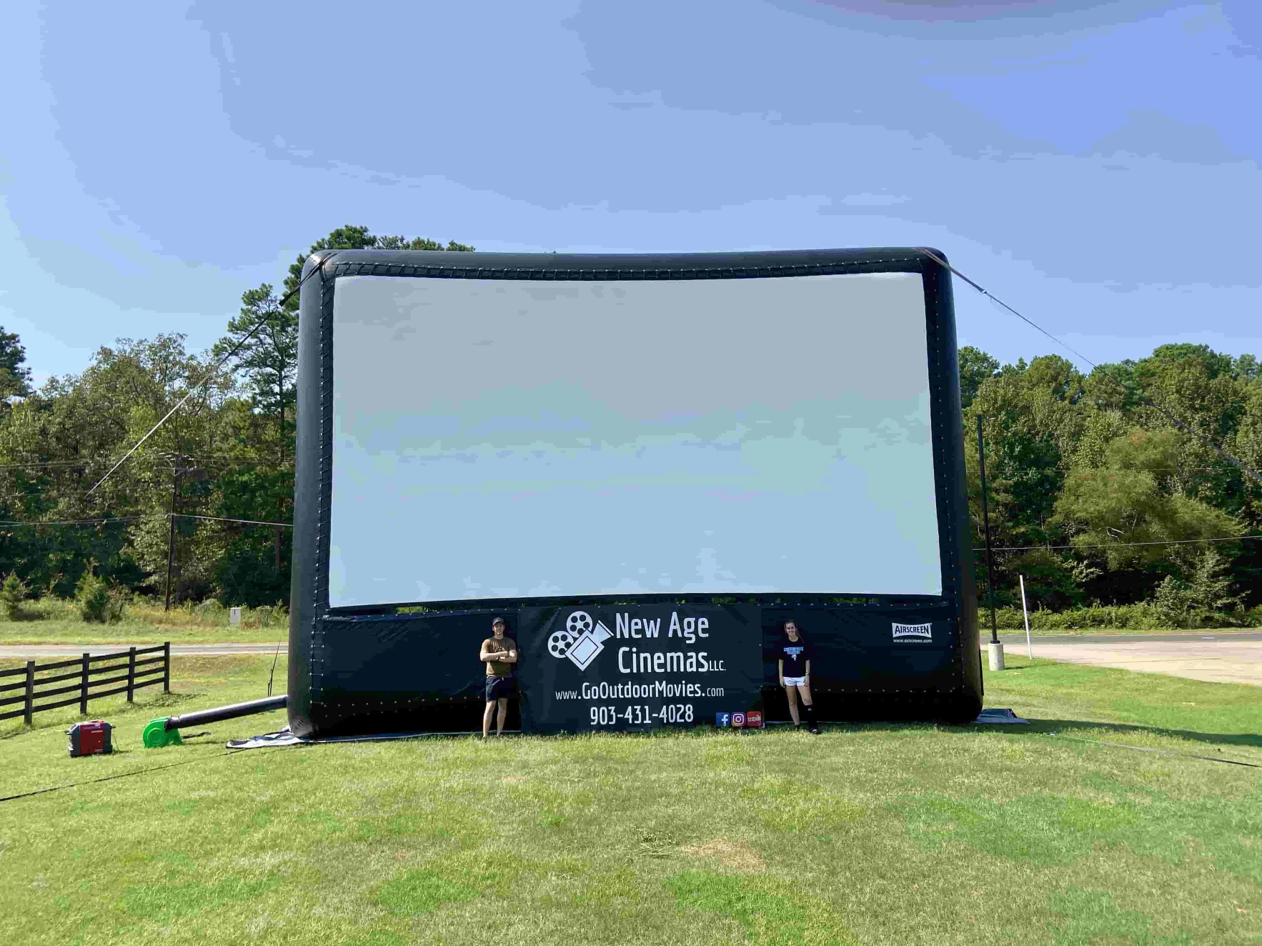 2023 New Outdoor Giant Inflatable Movie Screen for Sale