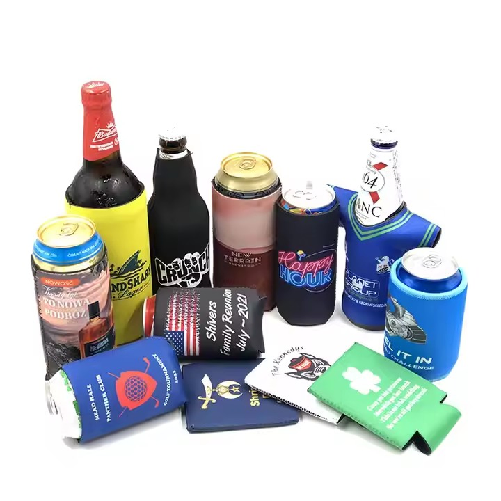 Custom Design 3mm 5mm Neoprene Beer Can Sleeve Bottle Cooler Drink Can Stubby Cooler Stubby Holder