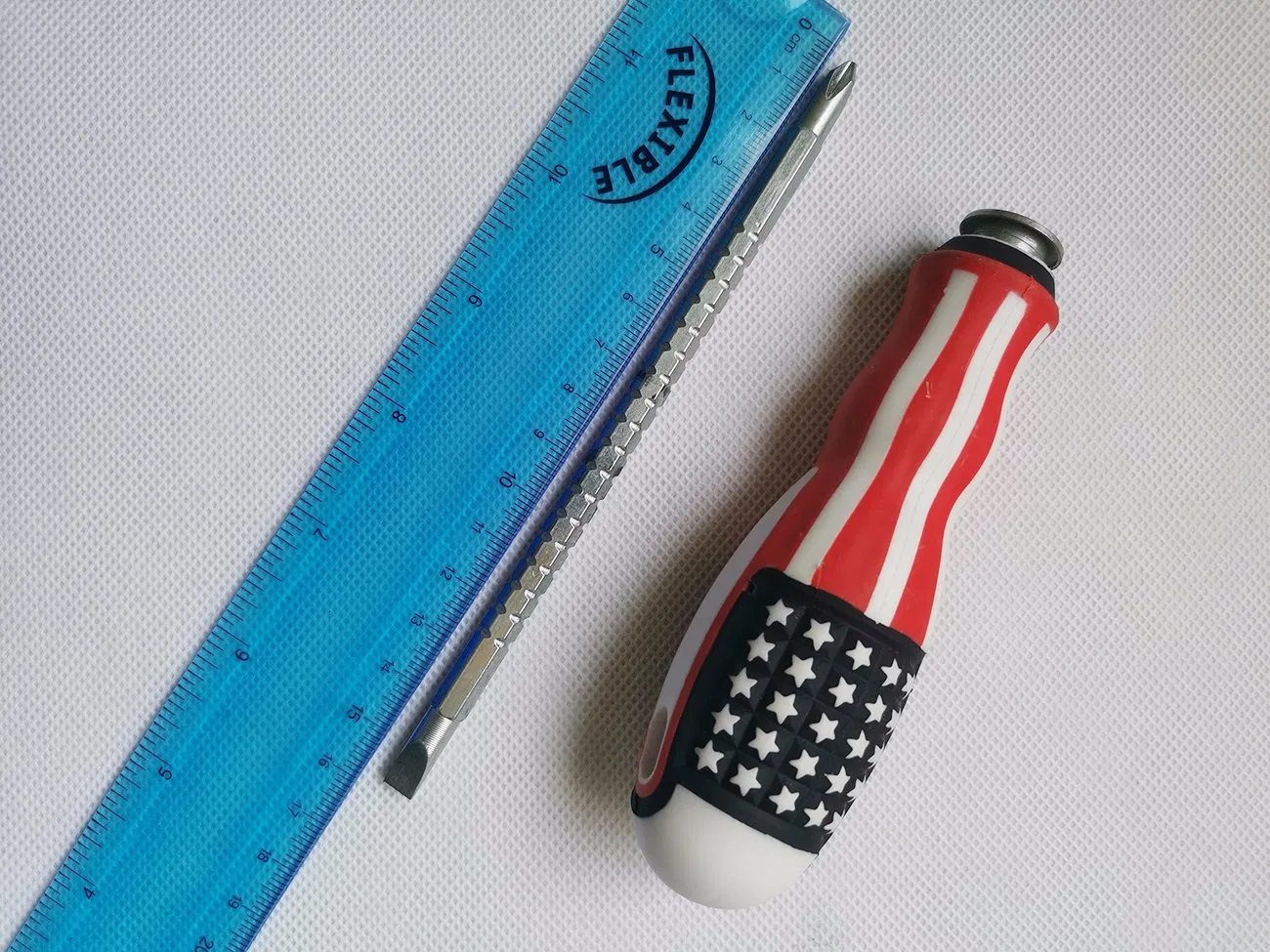 American Flag Double Head Screwdriver Adjustable Length