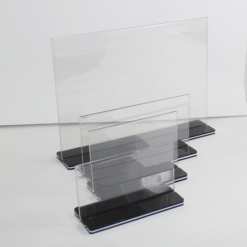 Price Label Card Display Holder with Insert Base