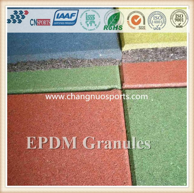 EPDM Granules Rubber Gym Flooring From 10+ Years Factory