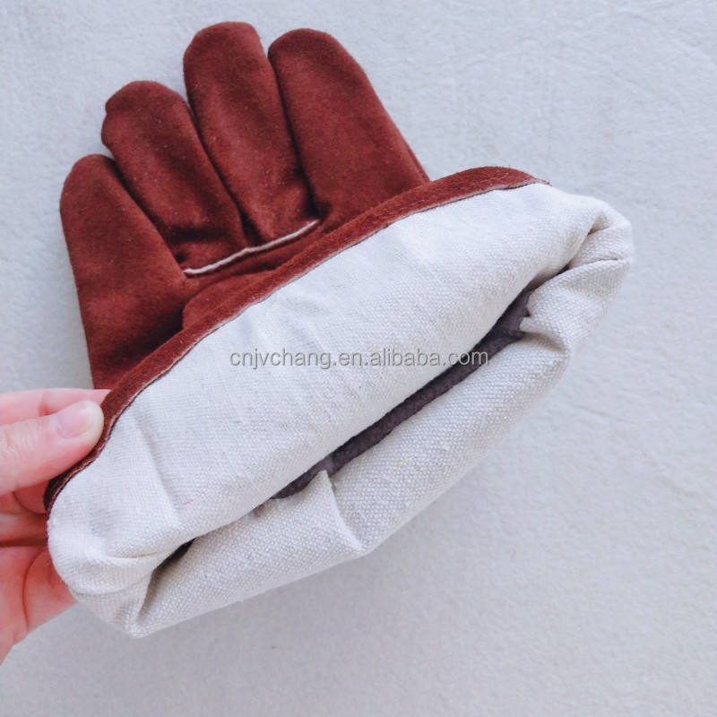 Premium BBQ Heat Resistant Cowhide Leather Cooking Gloves