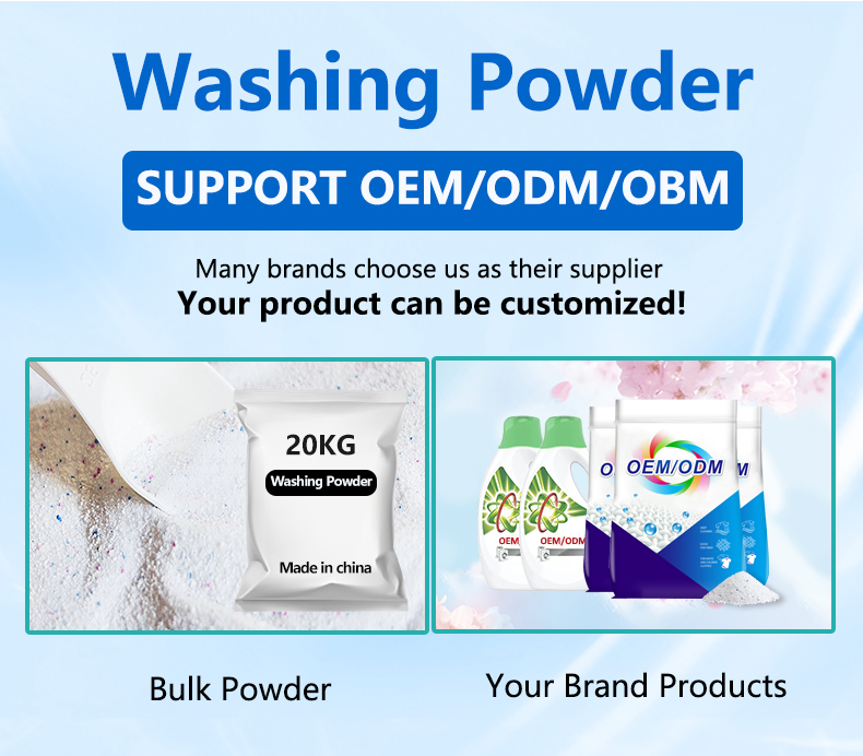 Manufacturer Custom Eco Friendly Natural Scented Laundry Powder Detergent Premium Quality
