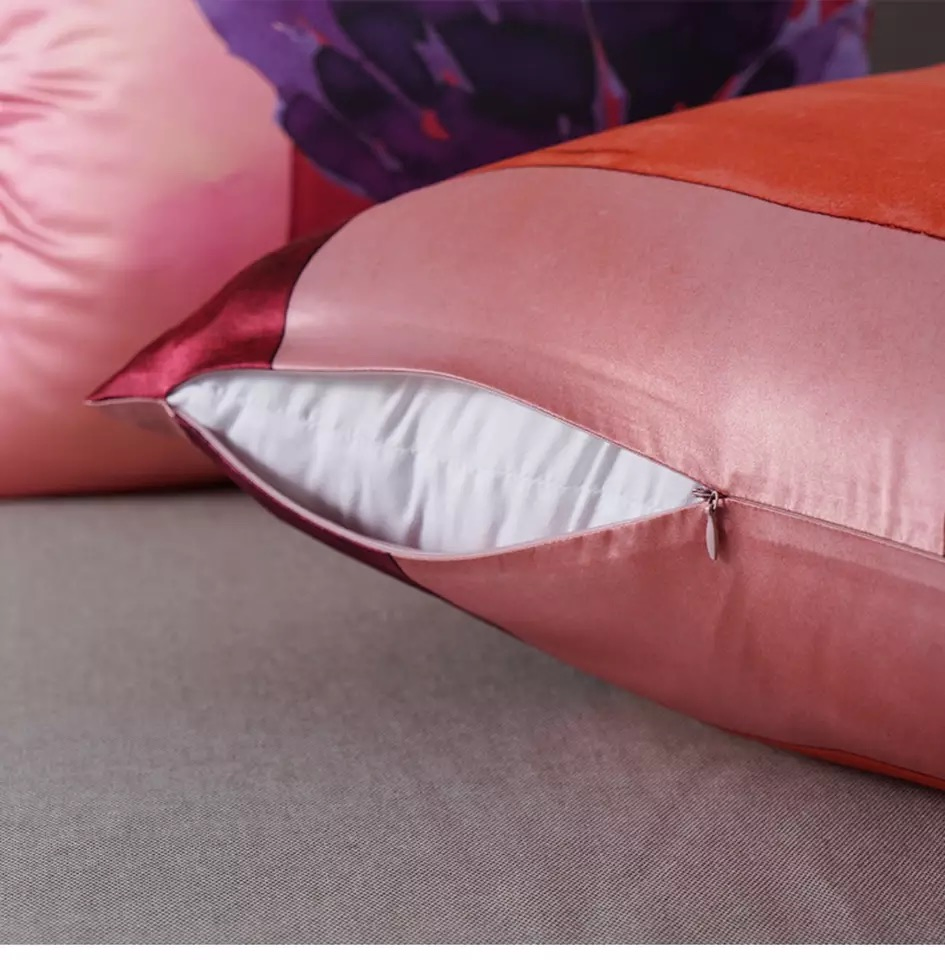 High Quality Low MOQ 100% Mulberry Silk Back Cushions for Sofa