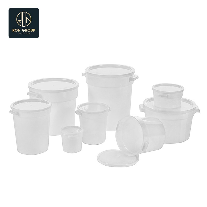 Durable and Convenient Round Kitchen Storage Container for All Needs