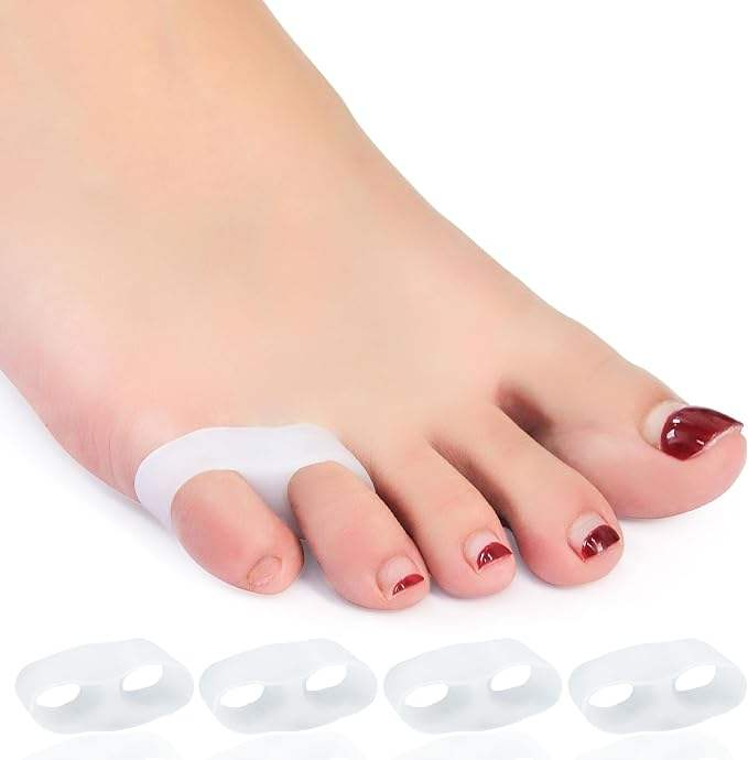Firstar Silicone Gel Soft Toe Separator SEBS Protective Sleeve Elastic Toe Splitter
