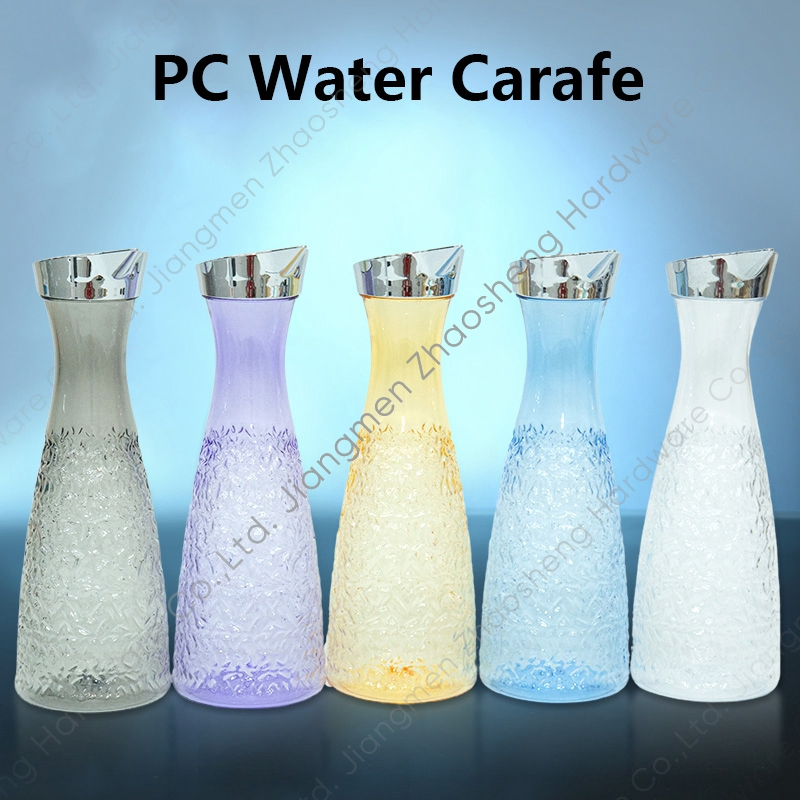 Plastic Cold Drink Juice Pitcher Water Jug Beverage Carafe with Spout