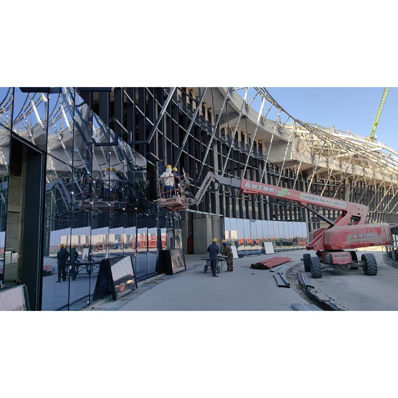 Energy Saving Reflective Low-E Insulated Curtain Wall System for Building Facades