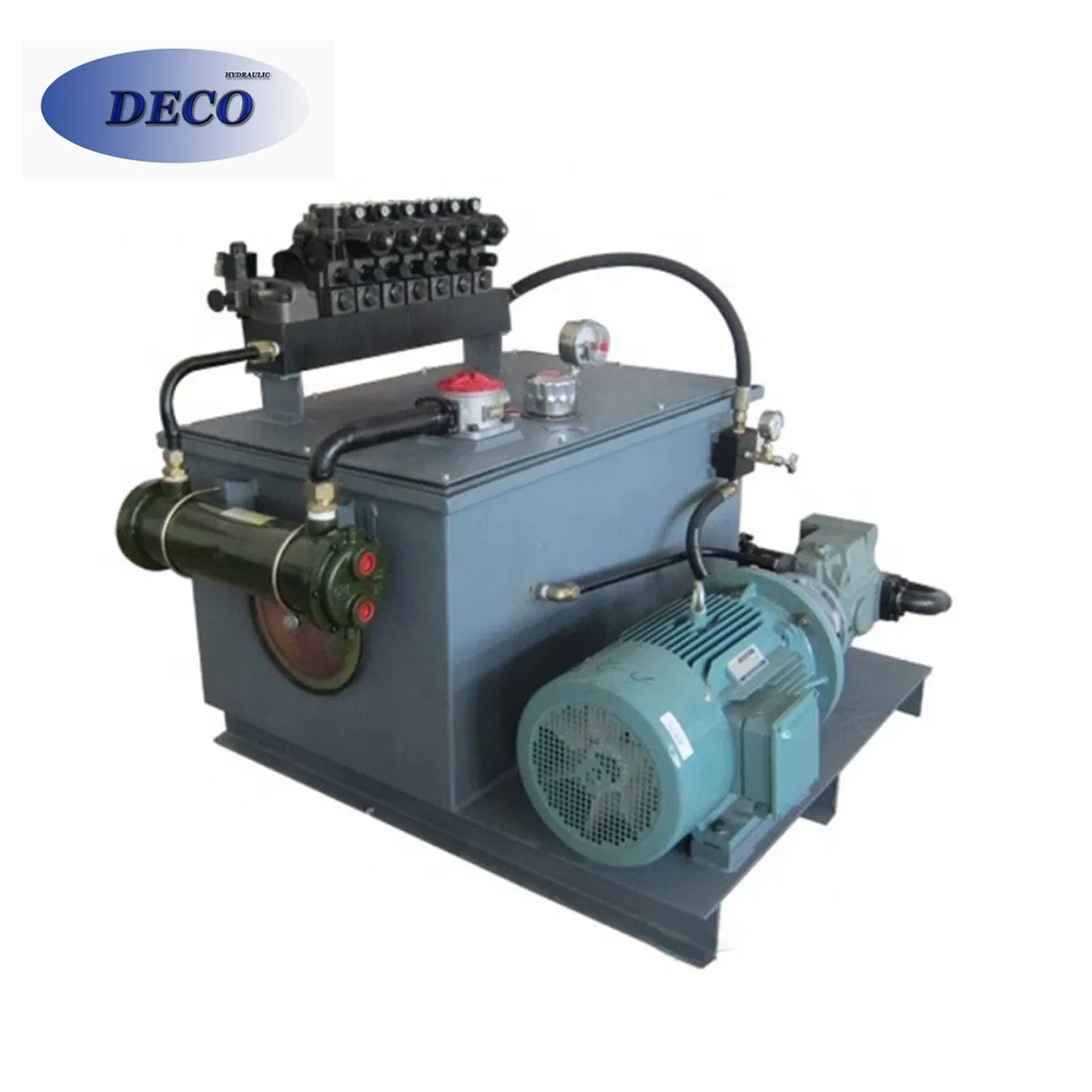 Long Duty Cycle Large Hydraulic System Pressure Station Pump Unit Power Pack with Water Cooler