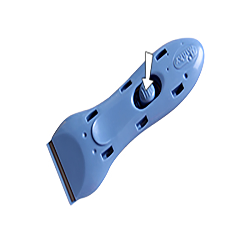 Cleaning Scraper Plastic Razor Scraper with 43X22mm Metal Blades
