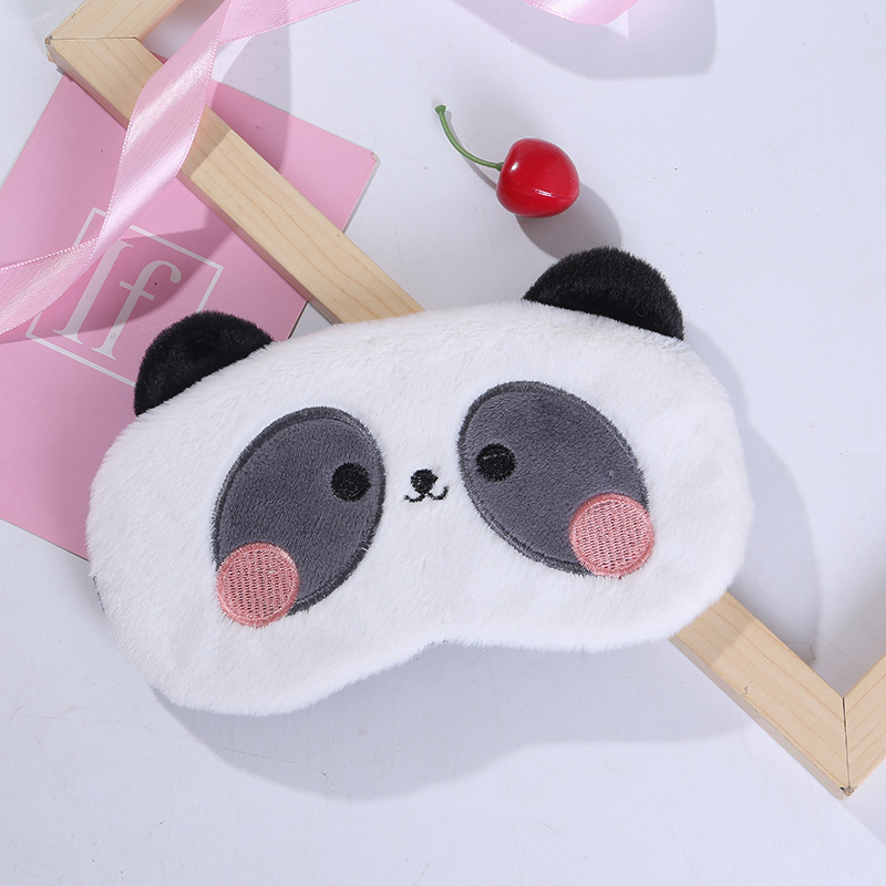 Korean Version of Personality Cute Cartoon Sleep Eye Mask for Women and Men