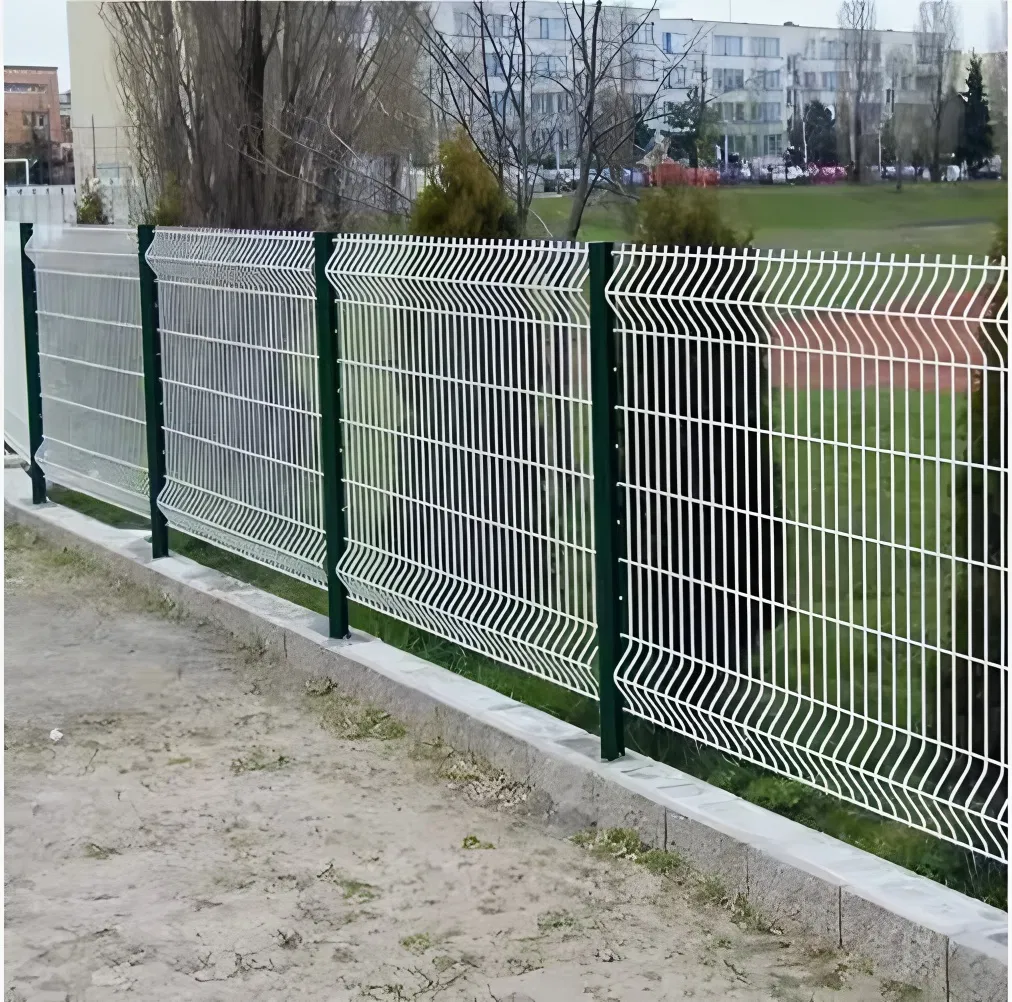 Galvanized Steel PVC Coated 3D V-Bending Curved Garden Farm Fence Welded Iron Wire Mesh Panel for Security for Park