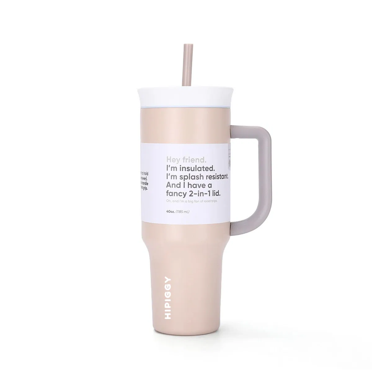 Термокружка из нержавеющей стали с соломинкой, 40 oz
