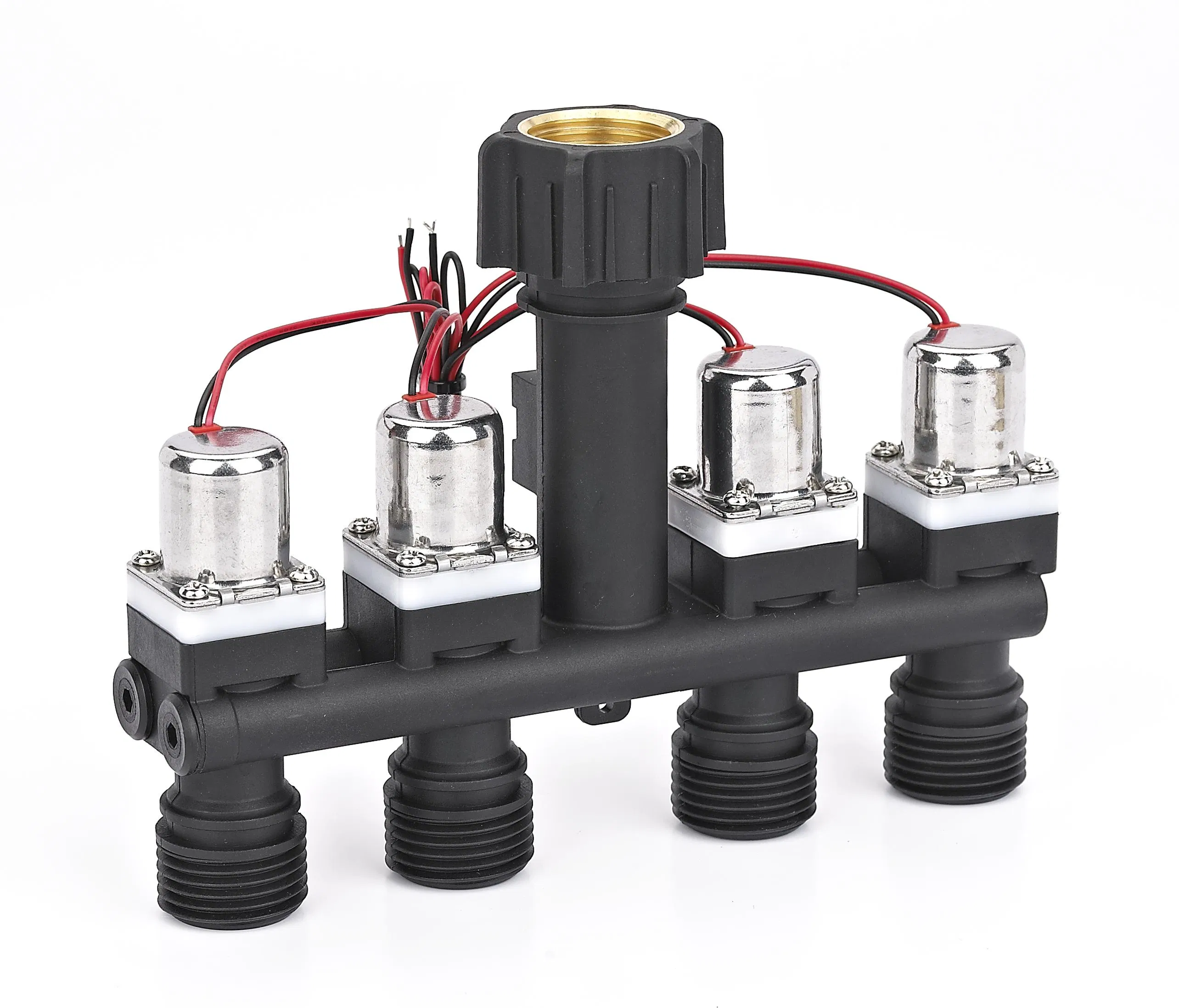 3/4 Inch DC 6V/12V Latching Solenoid Valve Double Tube Water Control Valve for Garden Irrigation System Low Pressure Timer Valve
