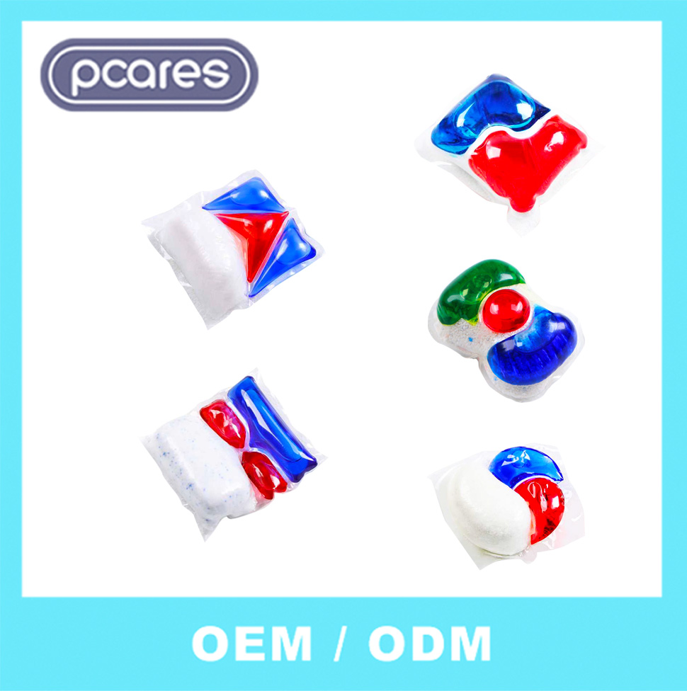 Eco-Friendly Dishwasher Detergent Capsule 4 in 1 Dishwasher Tablets Dish Washing Pods OEM ODM