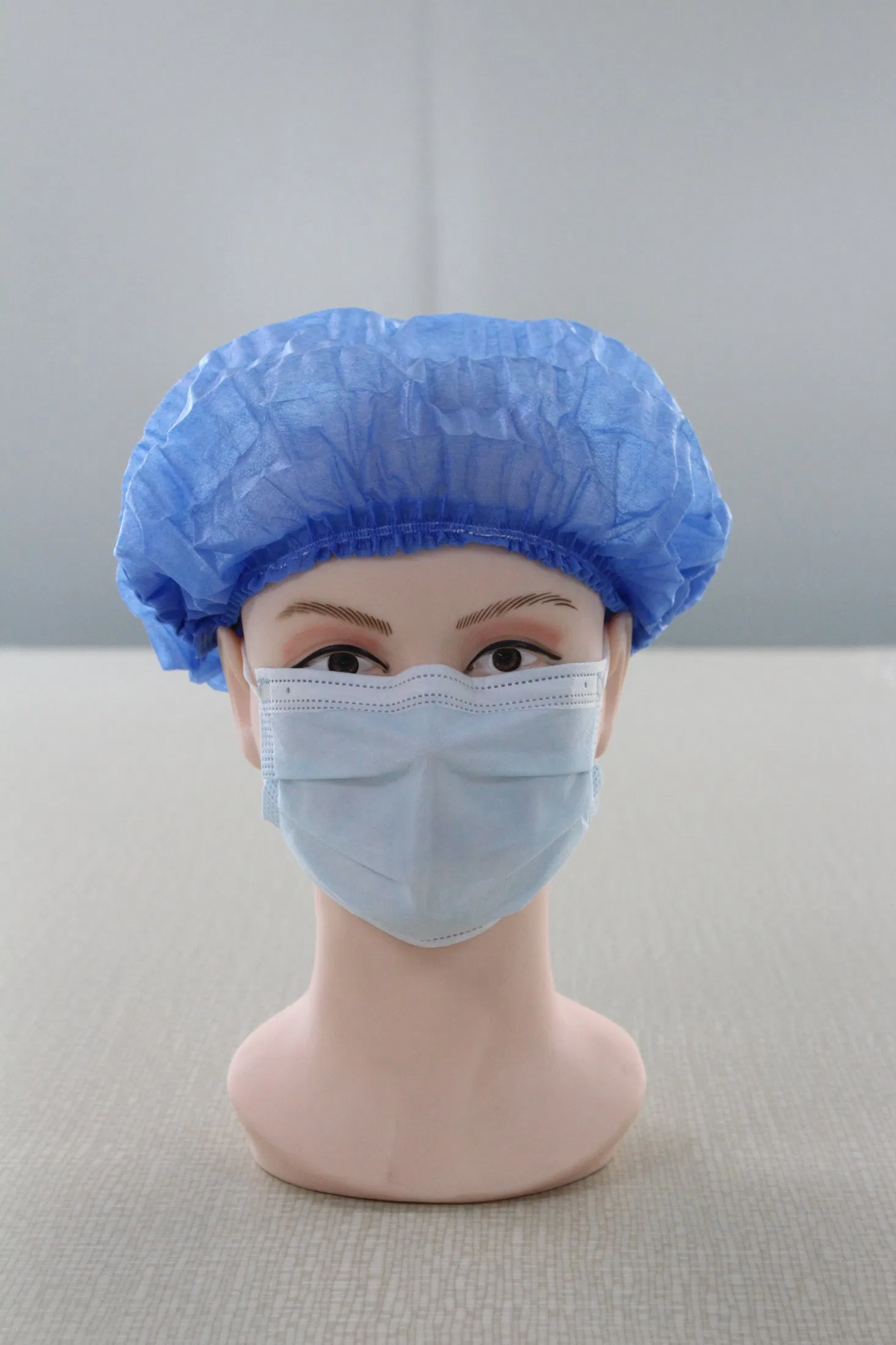 Laboratory Dedicated Protection, Blue SMS 15GSM Dust-Proof Cap, Ensures Experiment Safety