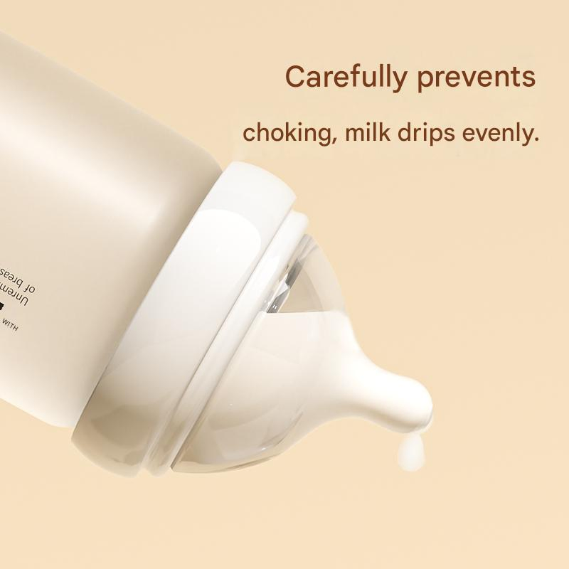 High Borosilicate Glass Baby Bottle Set with BPA-Free Nipple