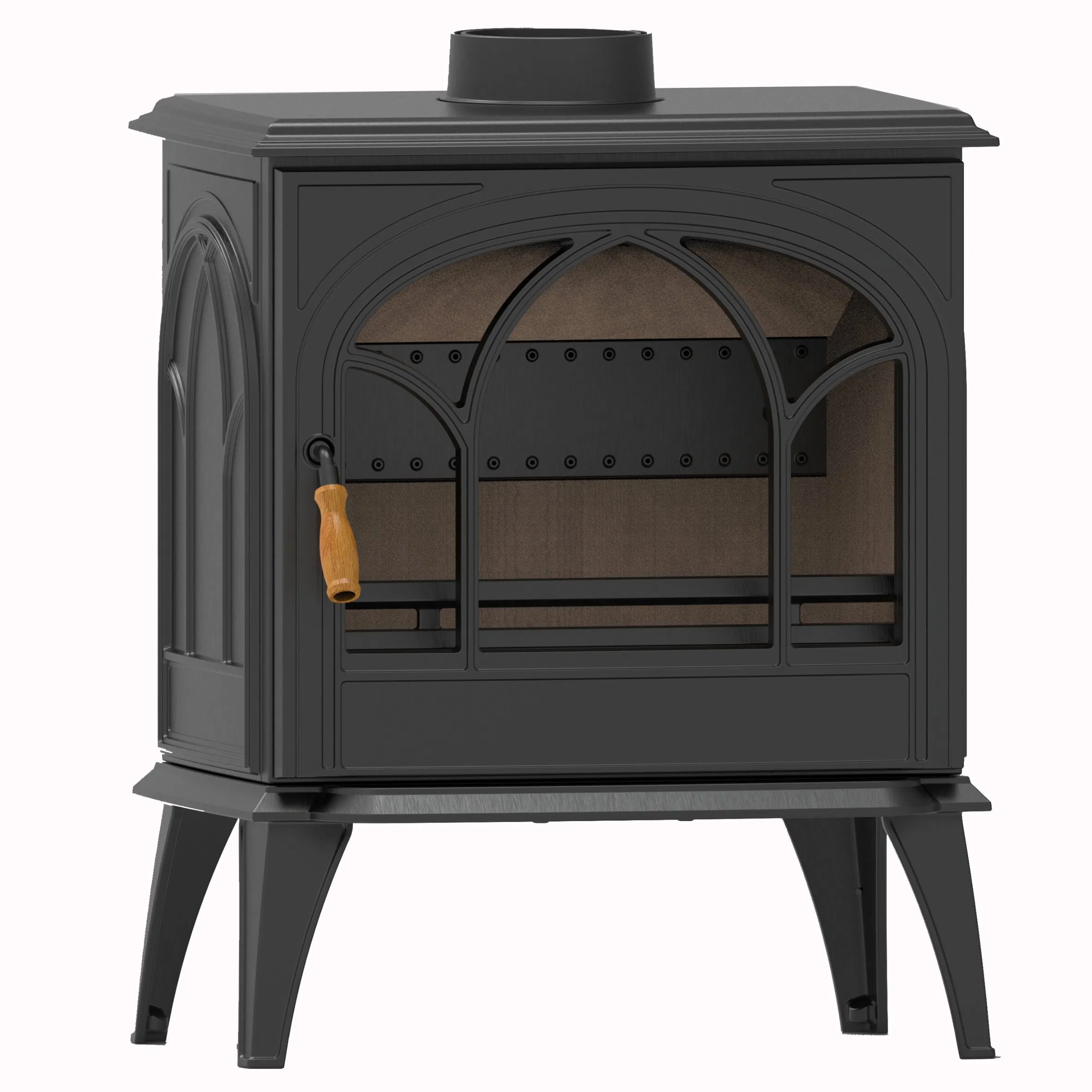 Multifuel Eco Design Stove SGS & Kiwa Approved Wood Fireplace 10kw S238