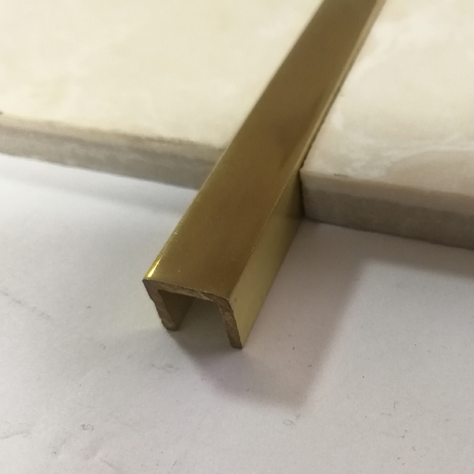 Decorative Brass Tile Trim