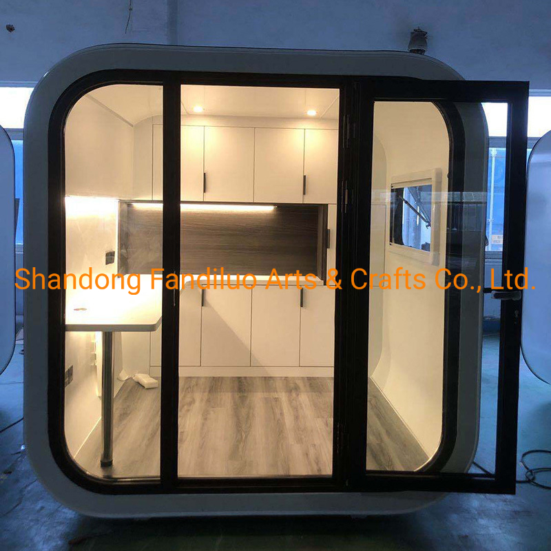 Custom Mobile Office Pod Prefabricated House Apple Cabin for Camping