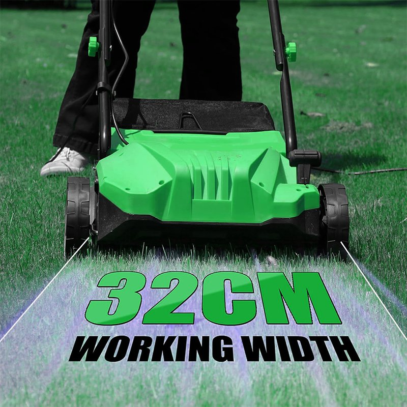 32cm Electric 1500W Raker & Scarifier 30L Lawn Cutter Ipx4 for Farm (ERS016-32)