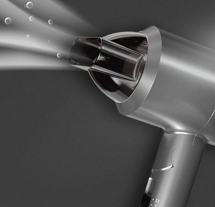 Premium Two Speed & Two Heating Ergonomically Designed Handle Foldable Hair Dryer with Concentrator Filter Cover for Home Travel