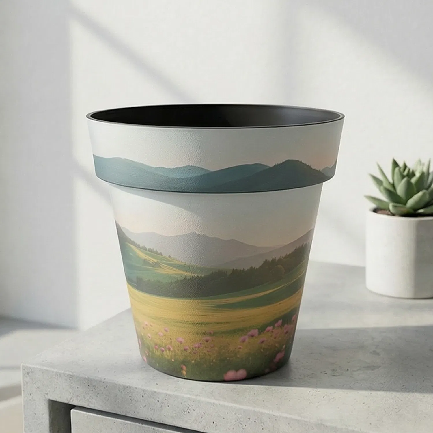 Factory Wholesale Plastic Flower Pot, Horticultural Planting Pot