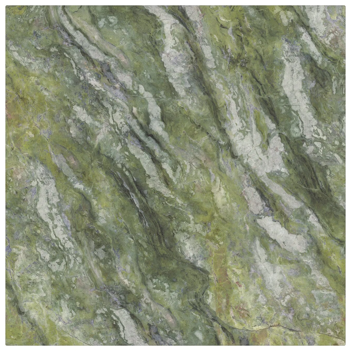 Italy Green Forest Series Sintered Stone Marble Effect Artificial Porcelain Big Slab