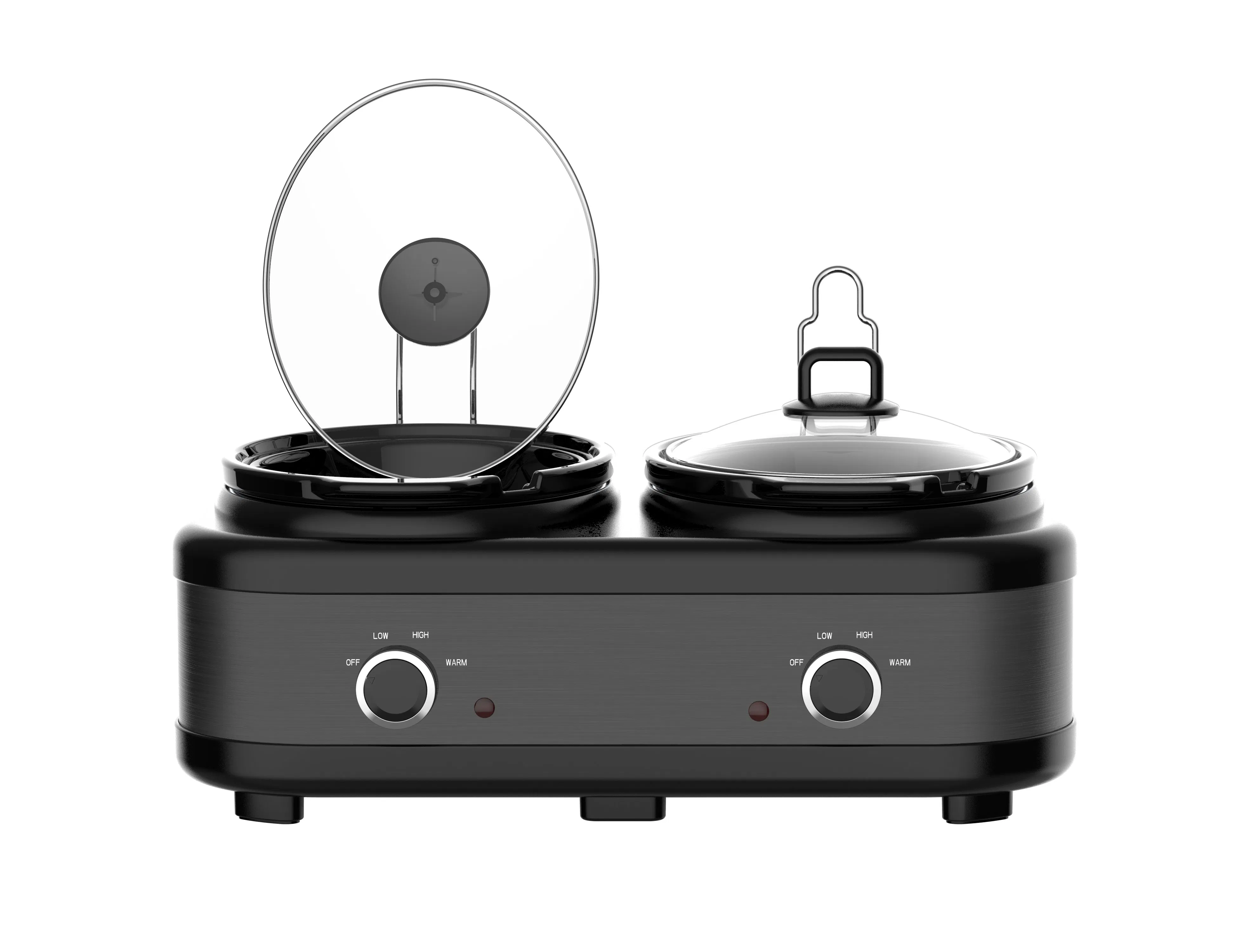 Double 2.5qt Pot Slow Cooker for Easy, Delicious Home Cooking