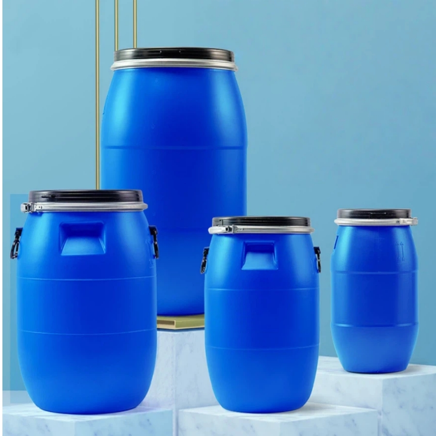 Flange Plastic Bucket 100L 150L for Fertilizer Mixing
