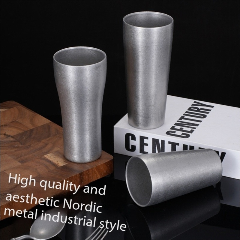 Stainless Steel Measuring Spoon Solid Wood Short Handle Dipping Cup