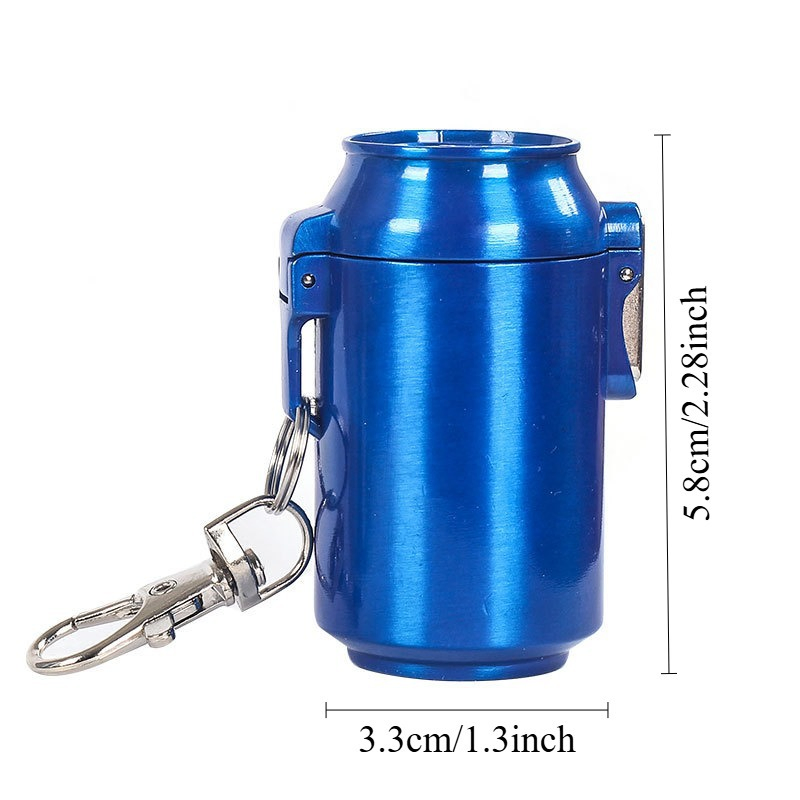 Portable Mini Pocket Small Ash Box with Cover Outdoor Travel Sealed Ashtray