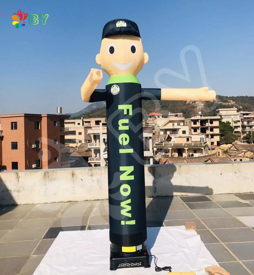 Boyan 10FT Outdoor Store Business Sign Fly Puppet Waving Arm Inflatable Tube Man