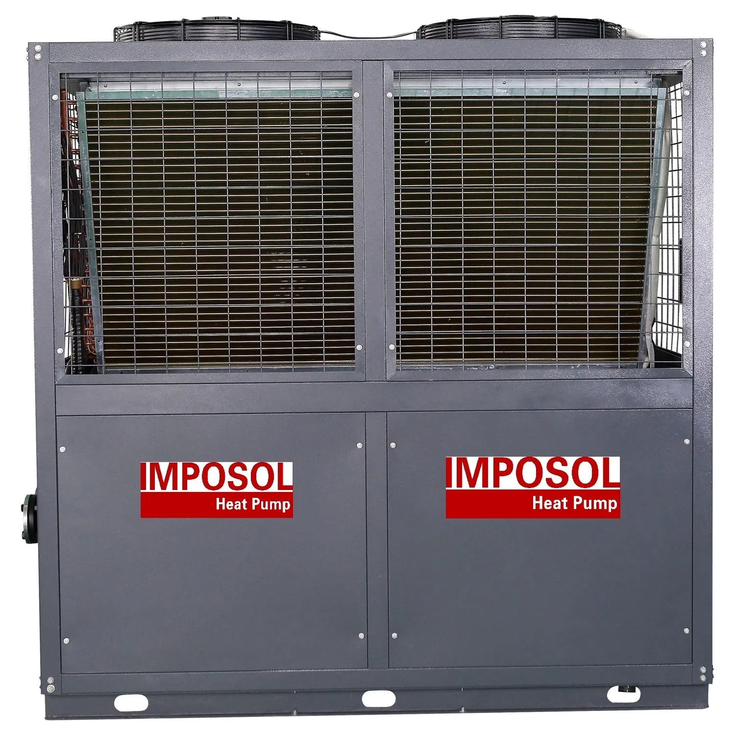 Imposol 100kw R410 WiFi Controlled Hot Water Project Air Source Heat Pumps Commercial Hot Water Heat Pumps for Hotel School Shopping Mall