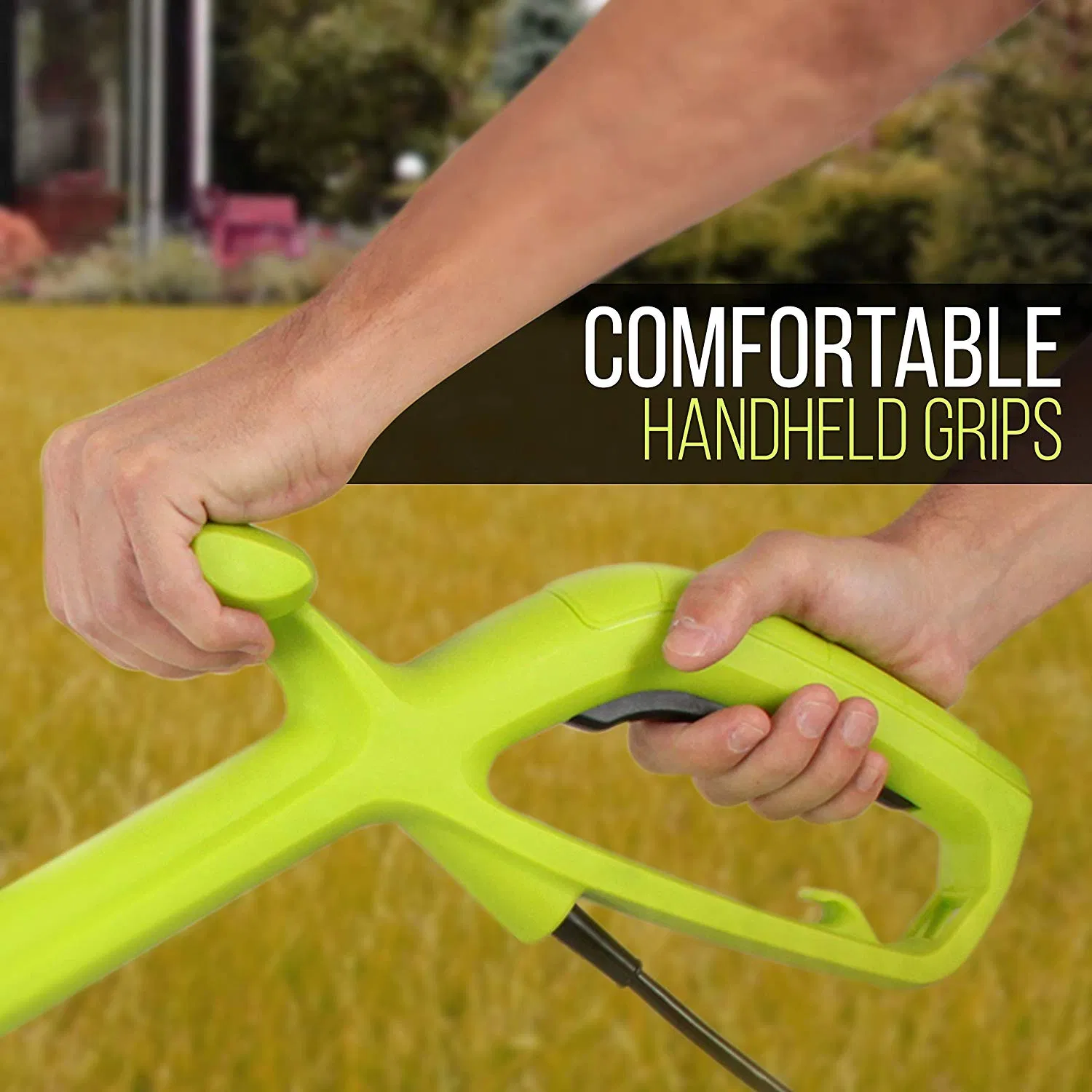 500W Corded Electric Grass Cutting Tools String Trimmer, Grass Trimmer with Telescopic Handle (GR004-A)