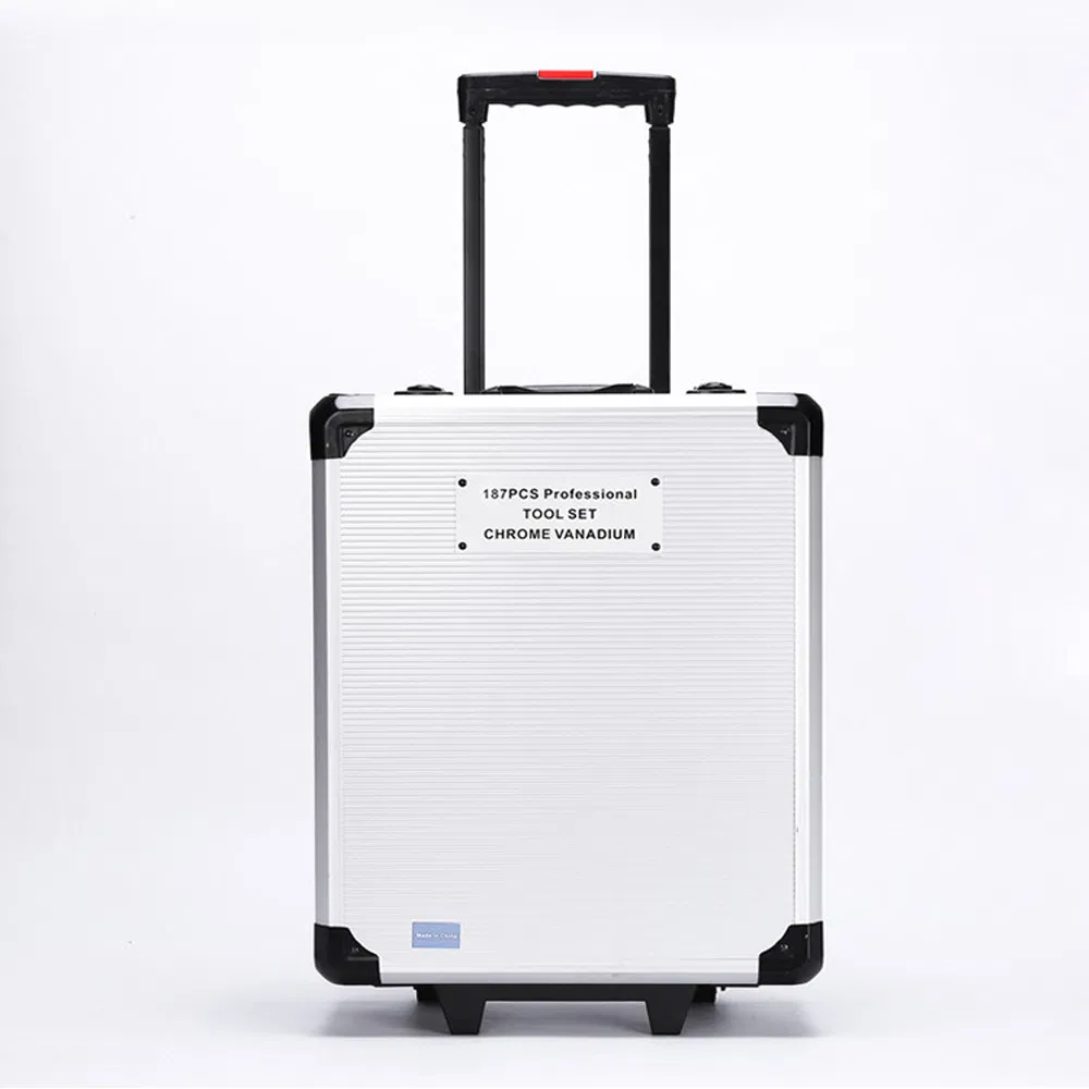 Набор инструментов 187 предметов в алюминиевом кейсе