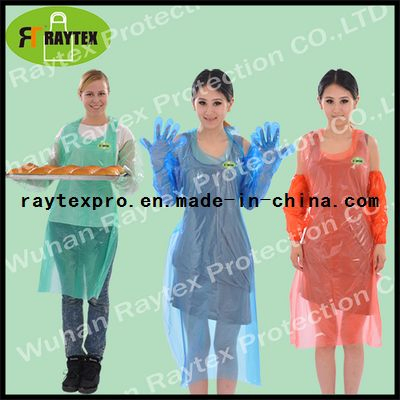 PE Garment Protection Household Anti Oil Apron