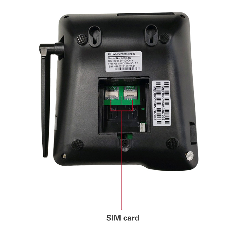 4G LTE 2 SIM Card Desktop Fixed Wireless Phone