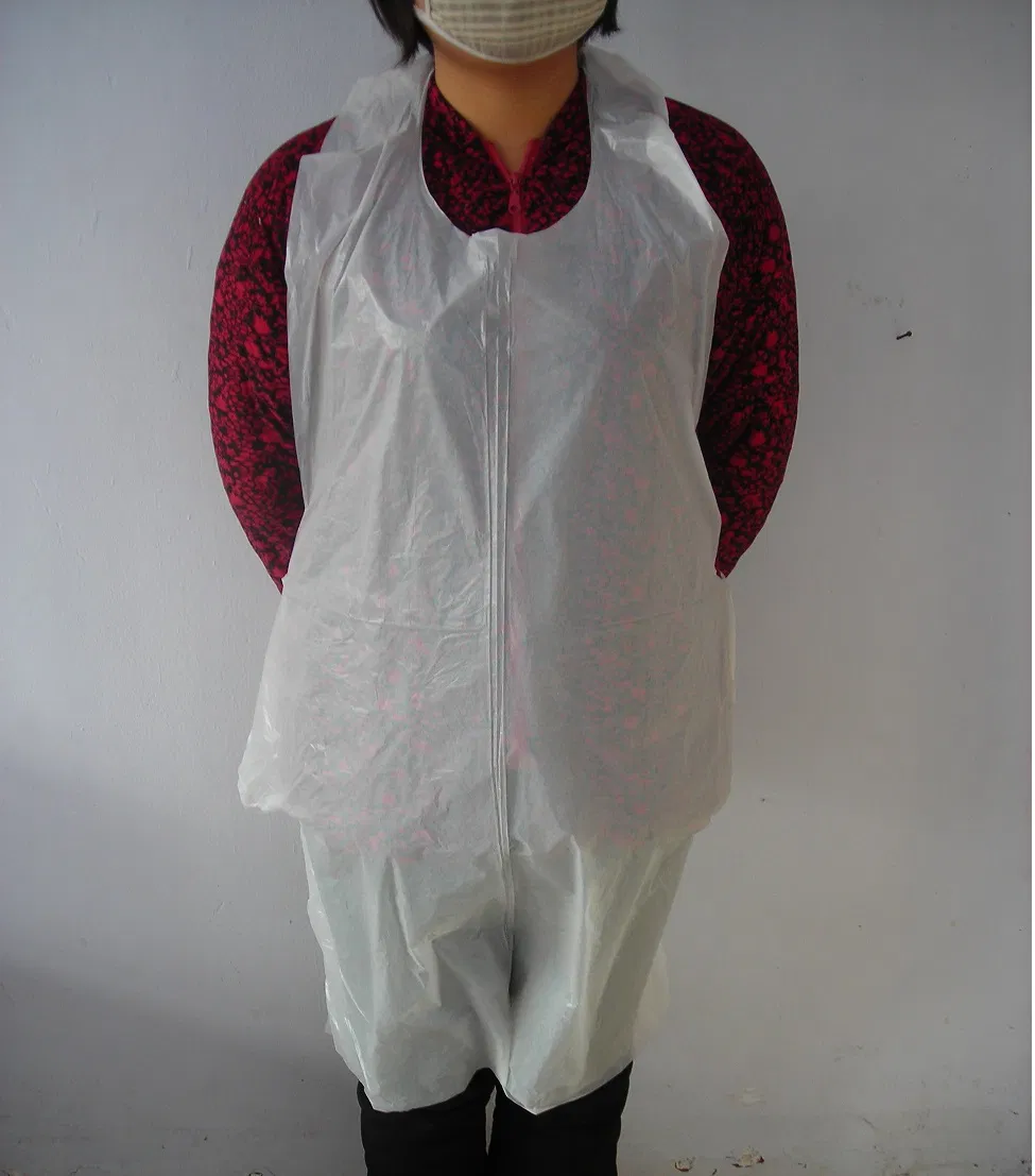 Disposable Food Service Aprons - PE/CPE/LDPE/HDPE Kitchen Aprons for Catering & Household Use