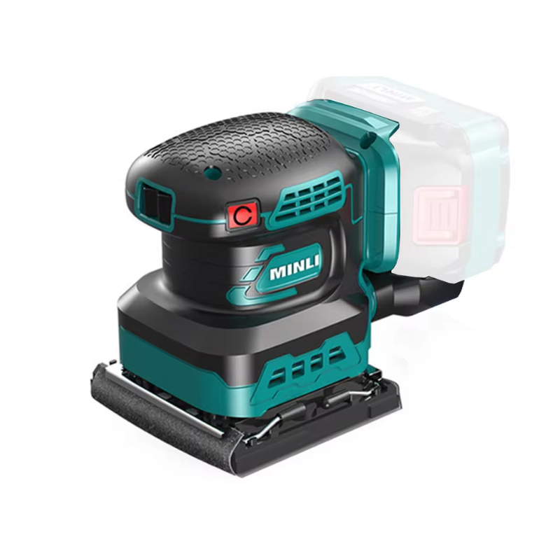 OEM Brushless Cordless Sander with Mini Square Orbital Polisher Lithium Battery for Wood Metal Drywall Free Sample